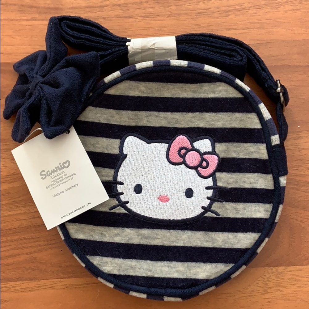 NWT Hello Kitty by Victoria Couture Velour Handbag